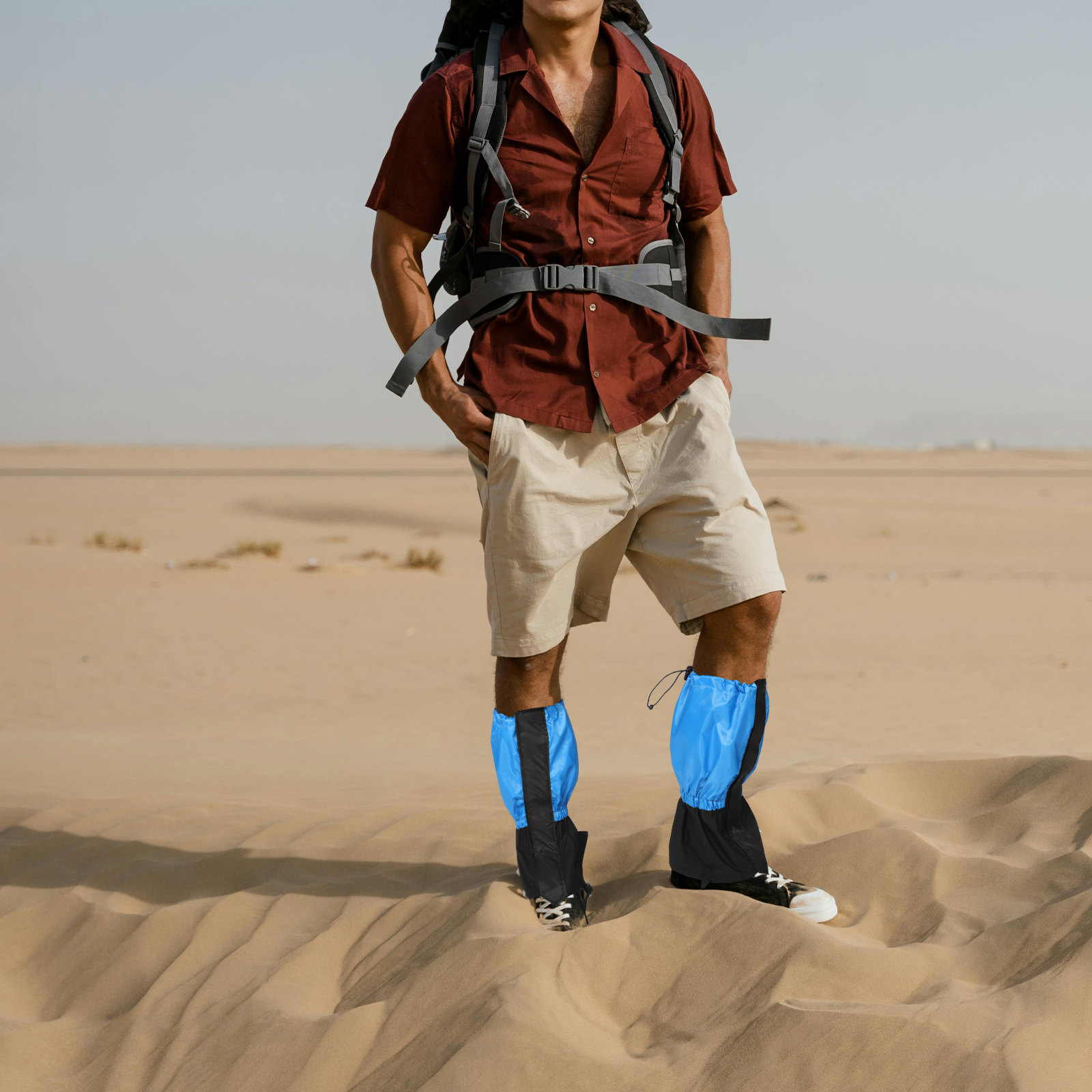 Running Gear Trail - زوج واحد من واقيات الساق المقاومة