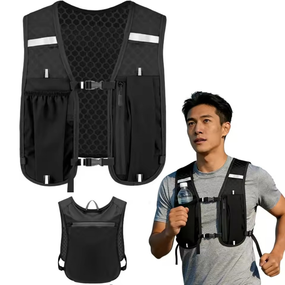 Running Gear - سترة ترطيب للجري للنساء والرجال، مقاومة