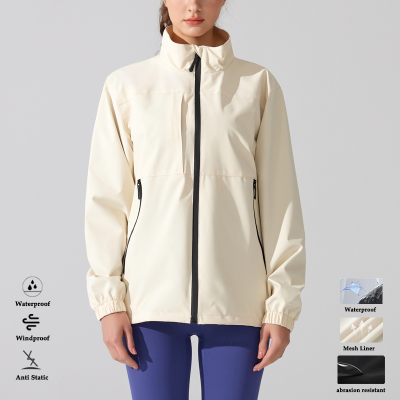Running Gear Rain - سترة مطر نسائية مقاومة للماء من