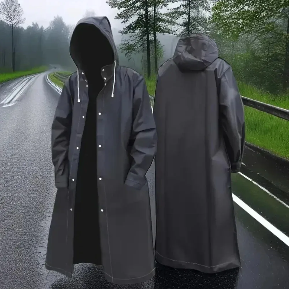 Running Gear Rain - إيفا معطف واق من المطر طويل