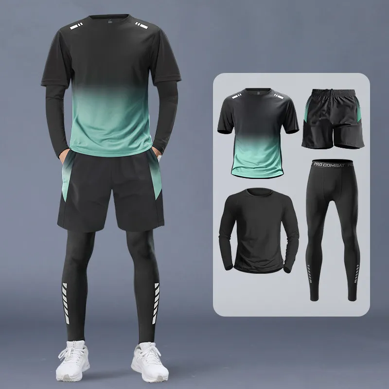 طقم رياضي رجالي من 4 قطع - بدل - مراجعة Running Gear وسعره