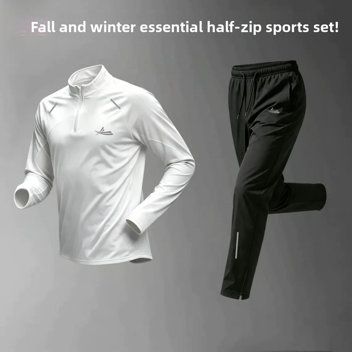2026Vlan طقم رياضي للرجال بأكم - مراجعة Running Gear Track وسعره