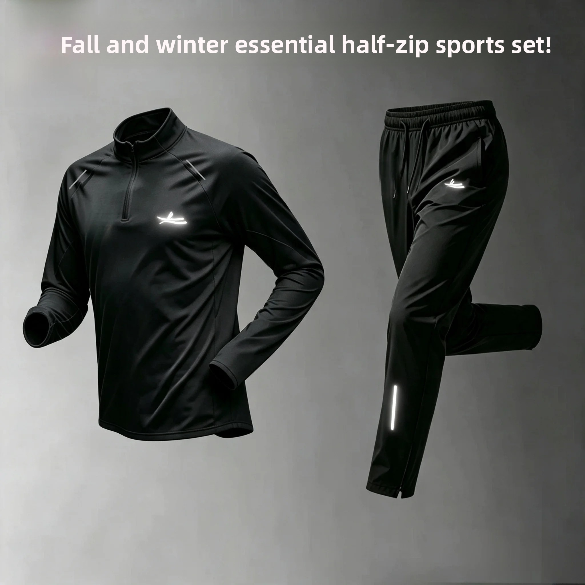 2026Vlan طقم رياضي للرجال بأكم - مراجعة Running Gear Track وسعره