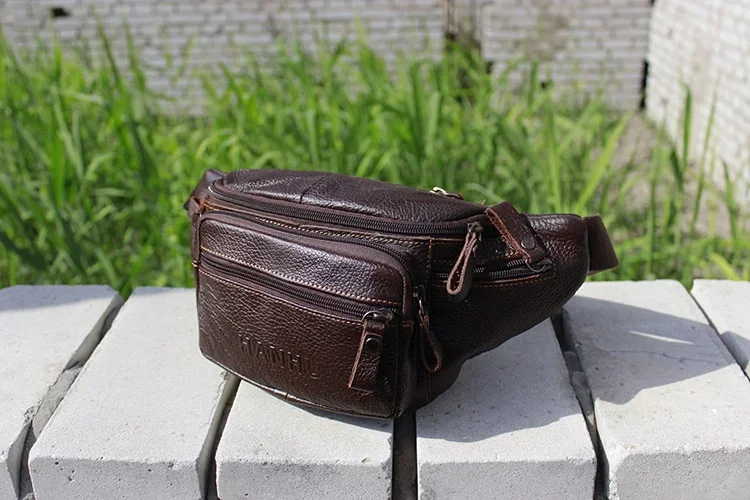 جلد البقر الأصلي الخصر حقيبة ا - مراجعة Running Gear Holder وسعره