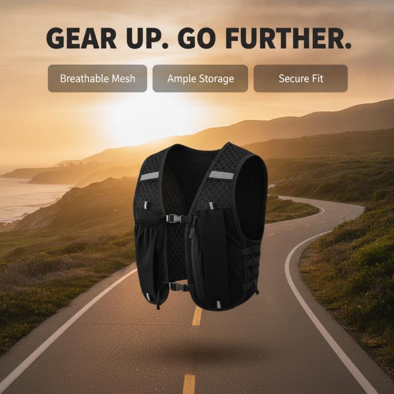 سترة جري جديدة للجنسين خفيفة ا - مراجعة Running Gear Trail وسعره