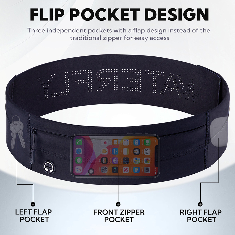 WATERFLY حزام الجري حزمة مراوح - مراجعة Running Gear Holder وسعره