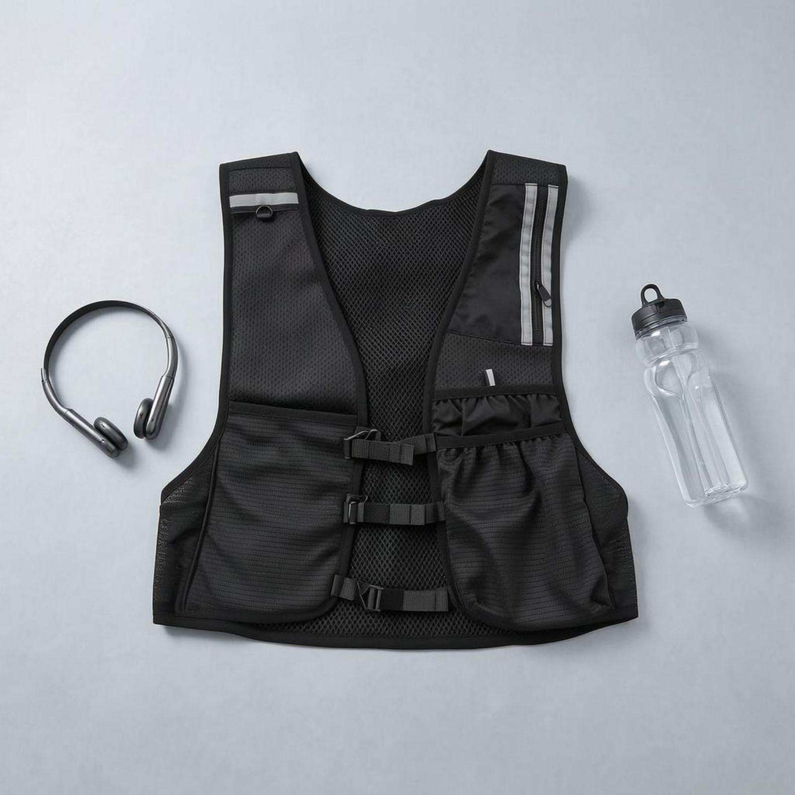 سترة جري خارجية مزودة بأحزمة ق - مراجعة Running Gear Trail وسعره